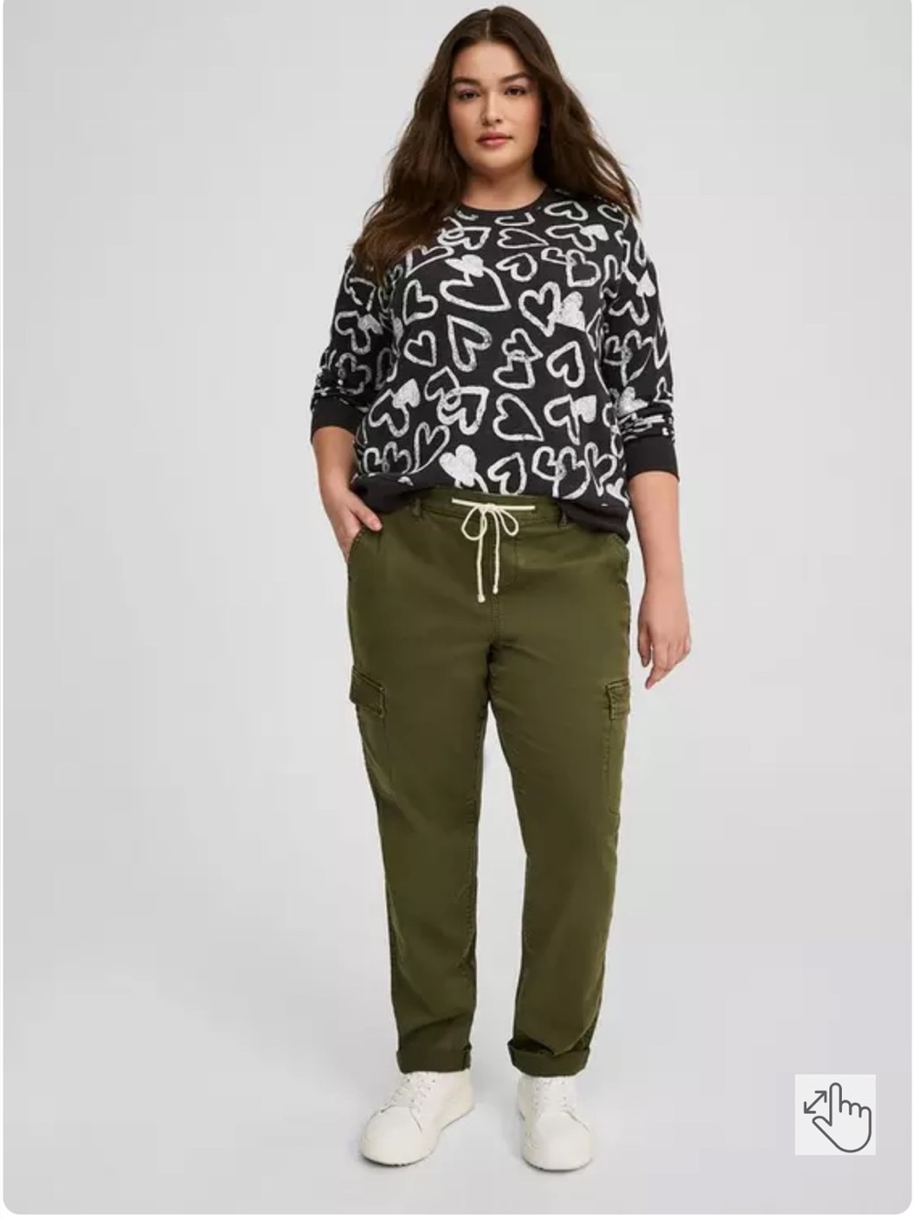 Torrid Weekend Straight Cargo Pants Size 0 Short (size 12)